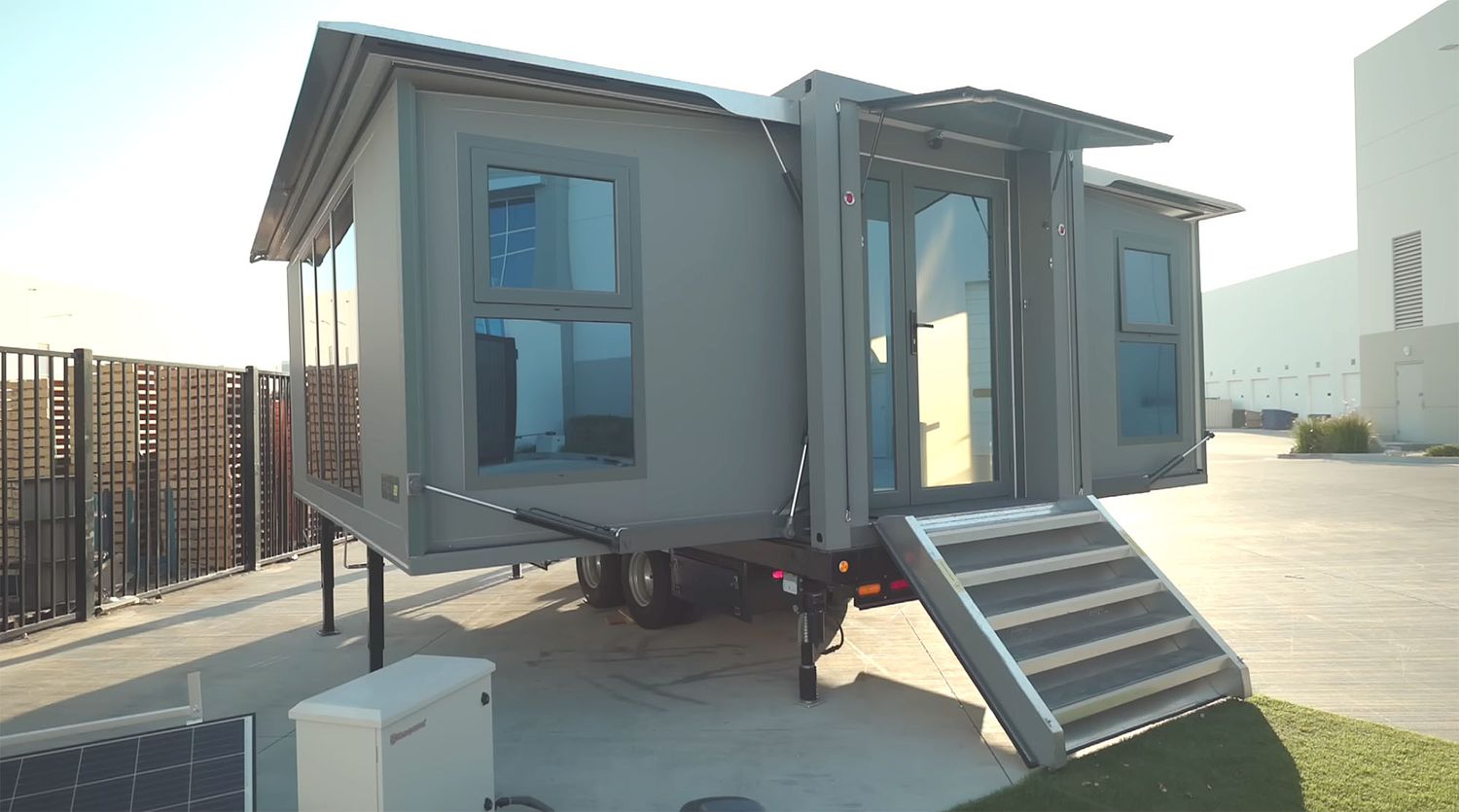 This Foldable Tiny Dwelling Expands to twenty Toes Huge